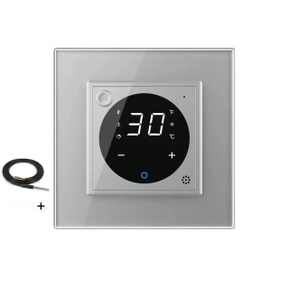 LIVOLO VL-C701TMSECS-15 digitálny termostat - strieborný + EC so sondou